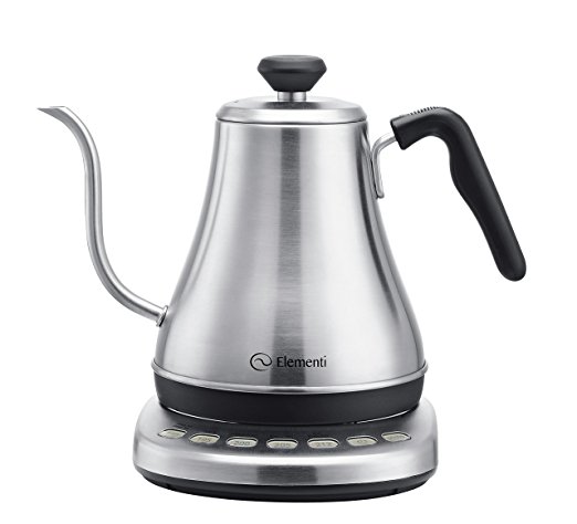 Variable Temperature Electric Gooseneck Kettle - Perfect Pour Over Coffee and Tea | Preset Temperature Control
