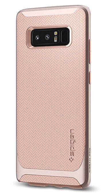 Spigen Neo Hybrid Galaxy Note 8 Case with Herringbone Flexible Inner Protection and Reinforced Hard Bumper Frame for Galaxy Note 8 (2017) - Pale Dogwood