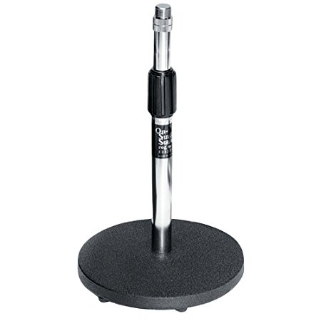 On Stage DS7200 Adjustable Desk Microphone Stand - Chrome