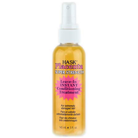Hask Placenta Super Strength Leave-in Conditioner, 5 Ounce