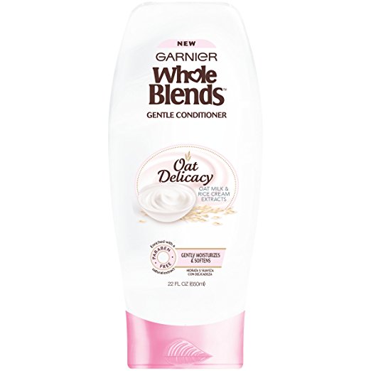 Garnier Whole Blends Gentle Conditioner Oat Delicacy, For Sensitive Scalp, 22 fl. oz.