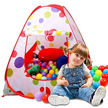 Kids Tent,Play Tent for Kids Outdoor Indoor Tent Polka Dot