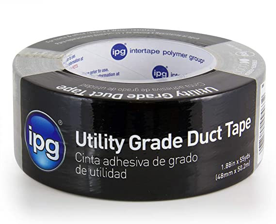 IPG Utility Grade Duct Tape 1.88" x 55 yd, Silver (Single Roll)