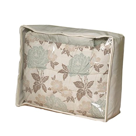 Household Essentials 311364 Blanket Storage Bag - Natural Canvas