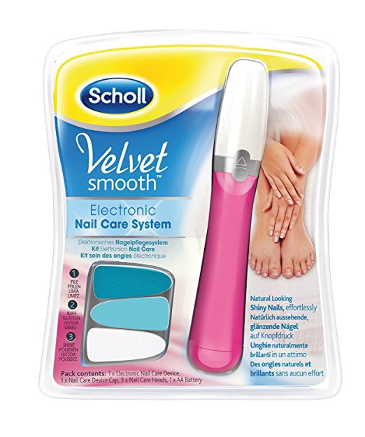 Scholl Velvet Smooth Nail Care System - Pink