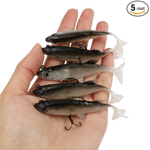 Goture Soft Lead Fish Set Kit Lots,Best Choice For Fishing Lures Baits Tackle Set For Freshwater Trout Bass Salmon-Include Vivid Spinner Baits,Topwater Frog Lures,Crankbaits Lures,Spoon Lures,and More