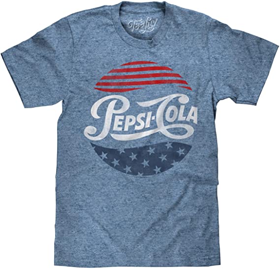 Tee Luv Patriotic Pepsi Shirt - Vintage Stars and Stripes Pepsi Cola T-Shirt