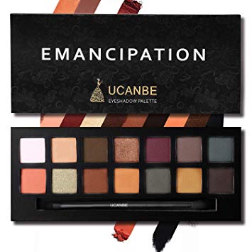 UCANBE Pro 14 Colors Eyeshadow Palette Matte & Shimmer Eye shadow Long Lasting Waterproof Makeup Collection (Vitality)