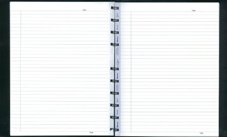 BLUELINE MiracleBind Notebook, 9.25 x 7.25", Black, 150 Pages (AF9150.81)