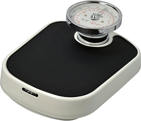 Harbour Housewares Traditional White Bathroom Scales - 25st (160kg)