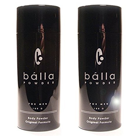 Original Balla Powder Talc for Men - New 2 Count Value Pack