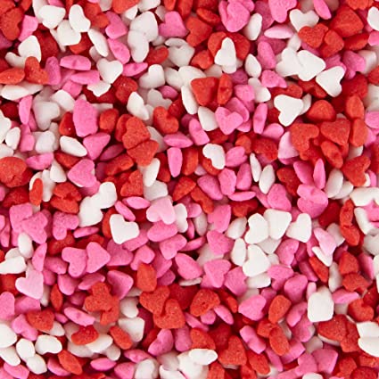 Micro Hearts Sprinkle Mix, 2.65 Ounces by Wilton