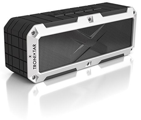 Tronixtar Waterproof Bluetooth Speaker, 2 X 10W Stereo of Portable HD Sound with 10 Hours Play Time, IPX7 Certified, Pairs with All Wireless Bluetooth Devices.