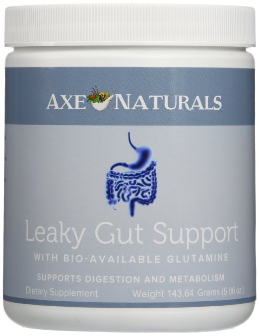 Leaky Gut Support with Licorice Root and L-Glutamine by Dr. Axe, 143.64 grams (5.06 oz.)