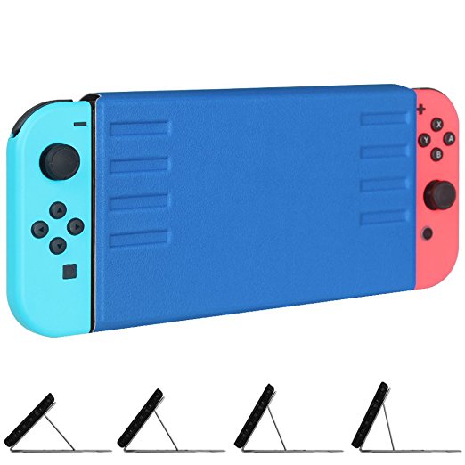 Fintie Nintendo Switch Case - [Multiple Secure Angles] Ultra Slim Protective Flip Cover with Magnetic Kickstand [Quick Installation / Removal] [Easy for TV Mode] for Nintendo Switch - Royal Blue