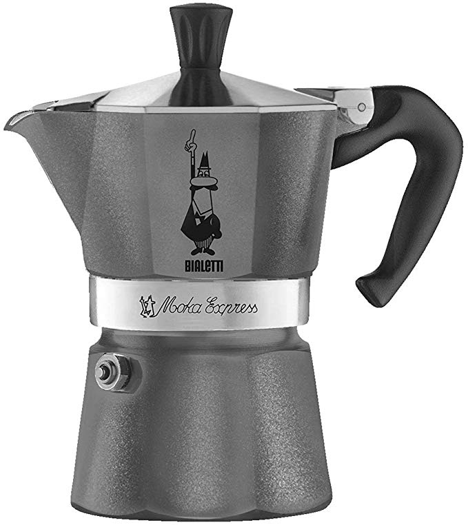 Bialetti 5312 Moka Emotion Espresso Maker, Grey