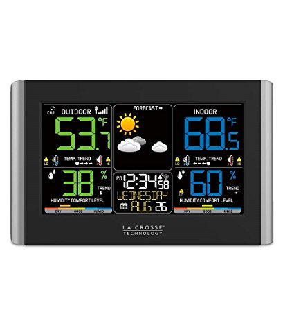 La Crosse Technology Horizontal Color Wireless Weather Station