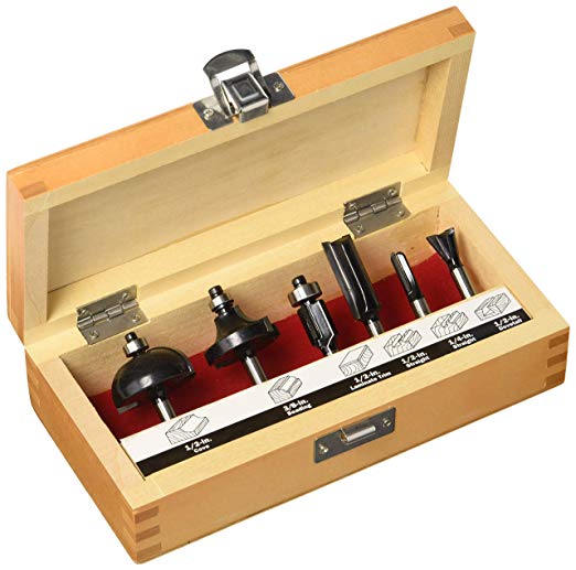 CRAFTSMAN 926004 6 Piece Router Bit Set