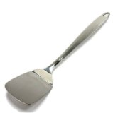 Chef Craft 10210 1-Piece Stainless Steel Solid Turner 12-12-Inch
