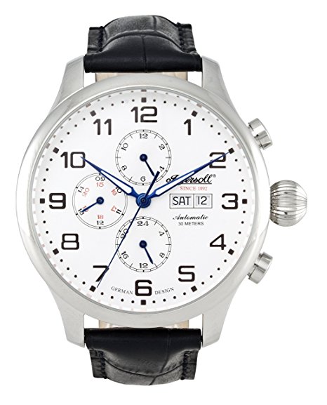 Ingersoll Men's IN3900SL Apache Fine Automatic Timepiece Silver Case Watch