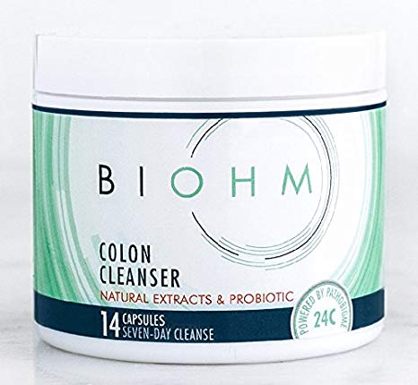 BIOHM Colon Cleanser. HSA Eligible. Probiotics and Digestive Herbal Blend Equals A Clean Start. 7 Day Cleanse. Non GMO. Vegetarian. Gluten, No Soy or Egg.