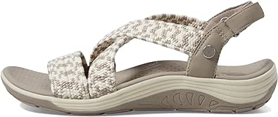 Skechers Women's Martha Stewart Reggae Cup-Coastal Trail Flat Sandal