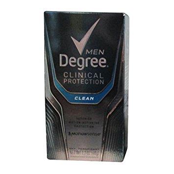 Degree Men Clinical   Anti-Perspirant & Deodorant, Clean 1.70 oz (Pack of 3)