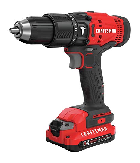 CRAFTSMAN V20 Cordless Hammer Drill Kit (CMCD711C2)