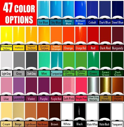 Vinyl Rolls (Oracal 651) Choose your colors 47 options (Cricut, Silhouette Cameo, Crafting Vinyl) (10 Rolls)