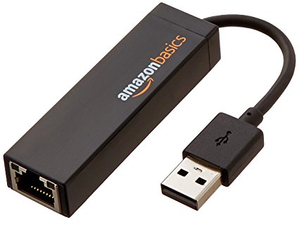 AmazonBasics USB 2.0 to 10/100 Ethernet LAN Network Adapter