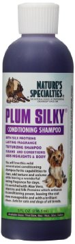 Nature's Specialties Plum Silky Pet Shampoo with Conditioner, 8-Ounce