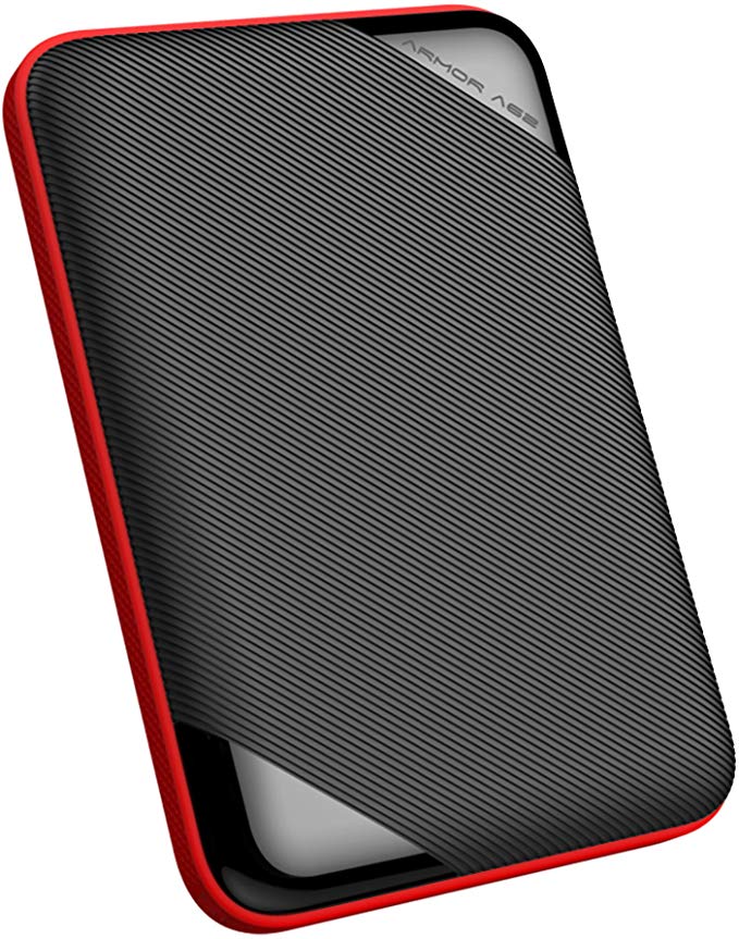 Silicon Power 4TB Rugged Armor A62L Shockproof/ IPX4 Water-Resistant/Dustproof/Anti-Scratch USB-C USB 3.0 2.5" Portable External Hard Drive for for PC, Mac, Xbox and PS4