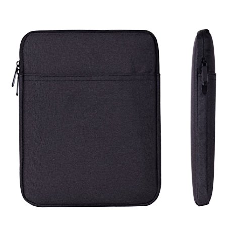 Waterproof Tablet Sleeve Case AFILADO Protective Travel Pouch Bag Cover (Up To 10.5 inch) for Apple iPad Air 2 / iPad Air / iPad 4, 3, 2 / iPad Pro 9.7" / iPad Pro 10.5'' / Kindle DX 9.7'' (Black)