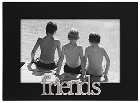 Malden International Designs Friends Expressions Picture Frame, 4x6, Black