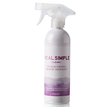 Real Simple Clean No Iron Wrinkle Release Treatment, Lavender 16 oz