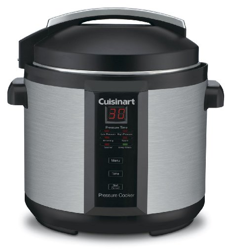 Cuisinart CPC-600AMZ 1000-Watt 6-Quart Electric Pressure Cooker Brushed Stainless and Matte Black
