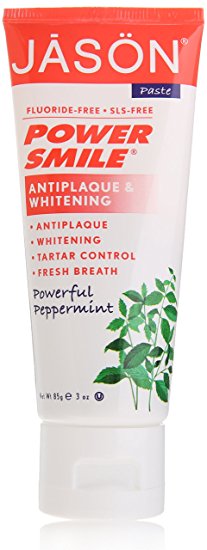 Jason Powersmile Travel Size Toothpaste, Peppermint, 3 Ounce