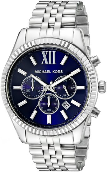 Michael Kors Silver Lexington Watch