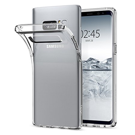 Samsung Galaxy Note 8 Case, Spigen® [Liquid Crystal] Galaxy Note 8 Case Cover with Slim Protection and Premium Clarity for Galaxy Note 8 (2017) - Crystal Clear - 587CS22056