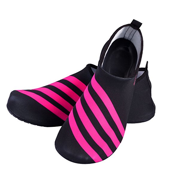 LUXUR Running stripes Skin Shoes Flexible Barefoot Flats Yoga Sports Unisex