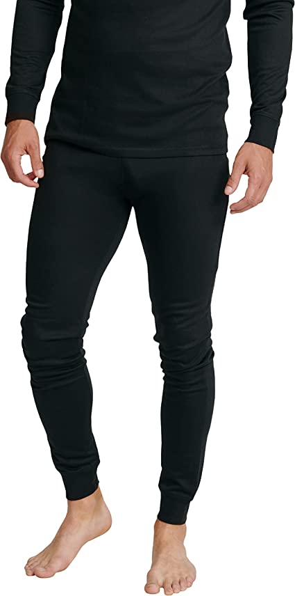 Pantalon Térmico de Lana Merina Para Hombre, Malla Térmica de Primera Calidad, Ropa Interior Térmica, Transpirable, Absorbe la Humedad y Controla la Temperatura, Esquí, Snowboard, Montaña, Nieve