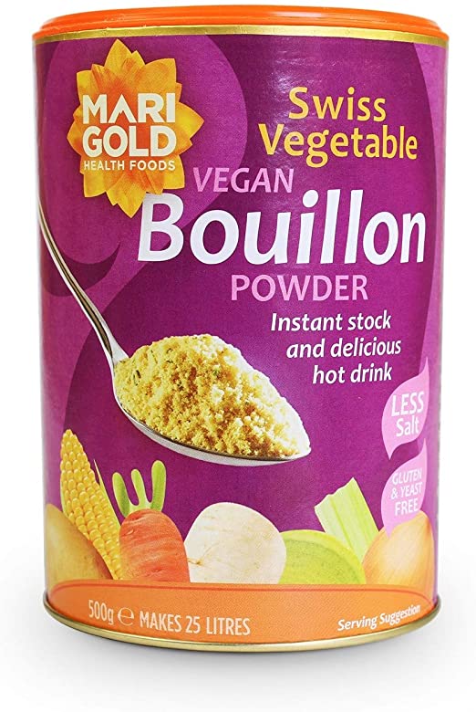 Marigold Foods Swiss Vegetable Bouillon Reduced Salt Family, 500g