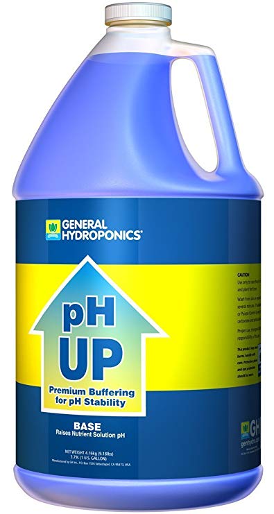 General Hydroponics pH Up Liquid Fertilizer, 1-Gallon