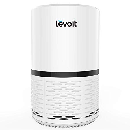 LEVOIT LV-H132 White Purifier for Home with True HEPA Filter, Odor Allergies Eliminator for Smokers, Smoke, Dust, Mold, Pets, Air Cleaner