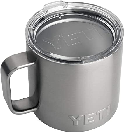 YETI Rambler 14 oz Stainless Steel Vacuum Insulated Mug with Lid