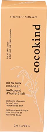 Cocokind Prebiotic Oil To Milk Cleanser, 2.9 Fl Oz