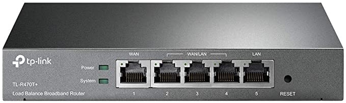 TP-LINK TL-R470T  Load Balance Broadband Business Router with Up to 4 WAN Ports