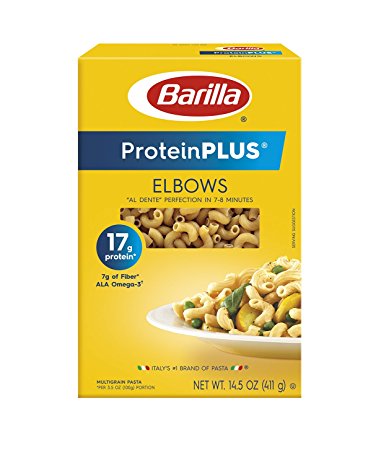 Barilla Protein Plus Elbows Pasta, 14.5 Ounce