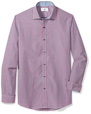 Buttoned Down Men's Fitted Spread-Collar Sport Shirt