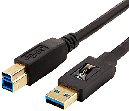 AmazonBasics USB 3.0 Cable - A-Male to B-Male - 9-Feet (2.7 Meters), 10-Pack